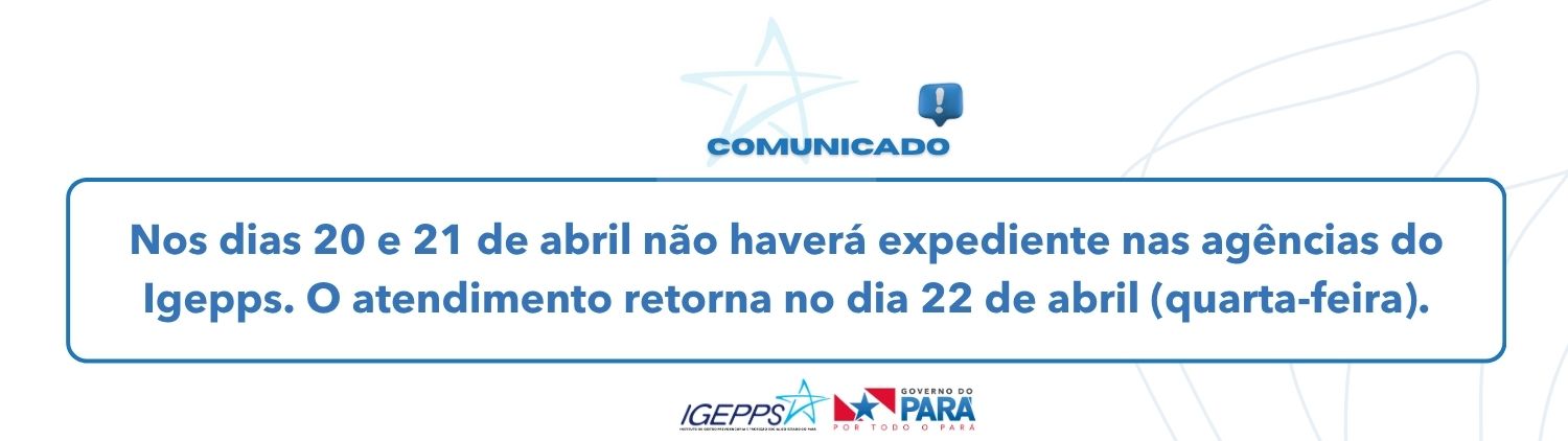 Comunicado!