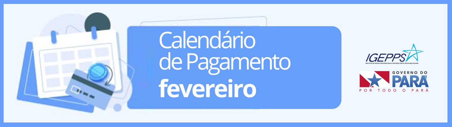 calendário de pagamento de fevereiro.